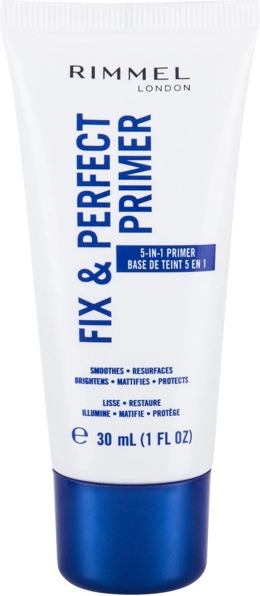 Rimmel London Fix & Perfect Make-Up Primer - 002 Transparent - 30 Ml 9 Rimmel London Fix & Perfect Make-Up Primer - 002 Transparent - 30 Ml - Afbeelding 7