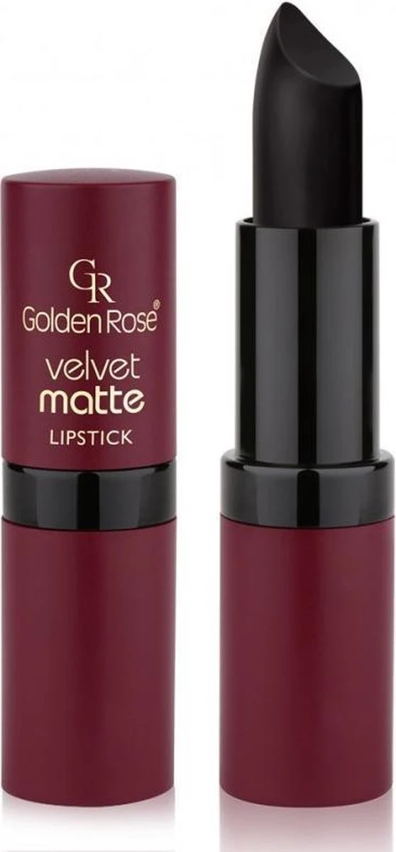VELVET MATTE LIPSTICK 33 ZWART 4 VELVET MATTE LIPSTICK 33 ZWART - Afbeelding 2