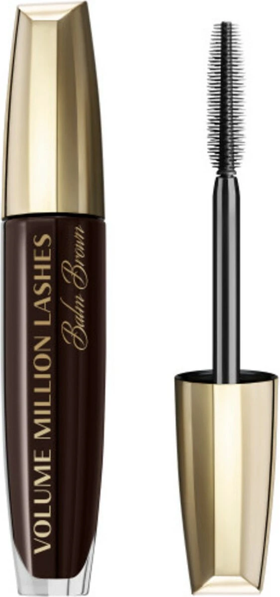 L'Oréal Paris - Volume Million Lashes Balm Brown - Bruin - Verzorgende Volume Mascara - 8.9 Ml 3 L'Oréal Paris - Volume Million Lashes Balm Brown - Bruin - Verzorgende Volume Mascara - 8.9 Ml
