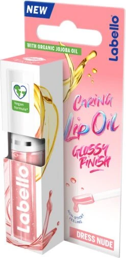 Labello Caring Lip Oil Dress Nude - 5.5 Ml -Max Factor Winkel 586x1200 1