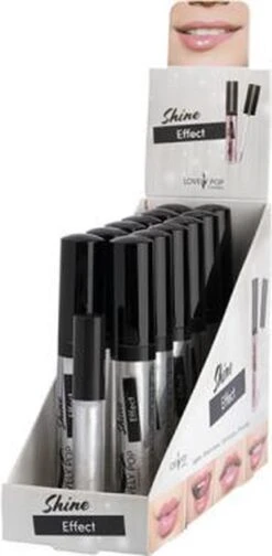 Lovely Pop Cosmetics - Shine Effect - Lipgloss - Wit - Parelmoer/glitter/iriserend/metallic/transparant - Nummer 7 - 1 Flesje Met 3,5 Ml Inhoud -Max Factor Winkel 588x1200