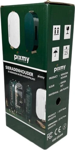 PIXMY® - Groen - Sieradenhouder - Oorbellenrekje - Sieradenrekje - Sieraden Organizer - Sieraden Doos - Sieraden Opbergen -Max Factor Winkel 600x1200 5