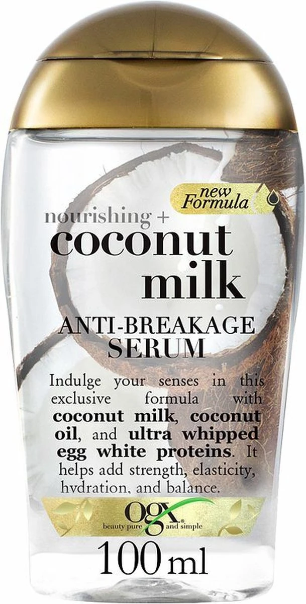 Ogx Coconut Milk Anti-breakage Hair Serum 118 Ml 3 Ogx Coconut Milk Anti-breakage Hair Serum 118 Ml