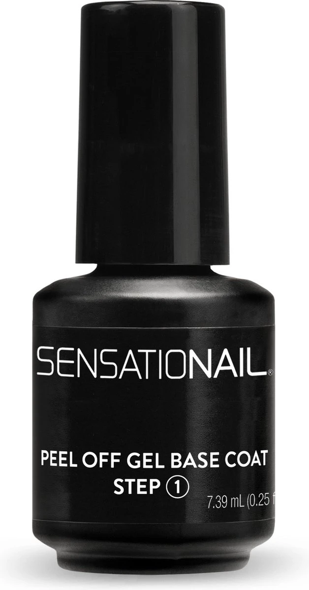 Sensationail Peel Off Gel Base Coat - 71791 4 Sensationail Peel Off Gel Base Coat - 71791 - Afbeelding 2