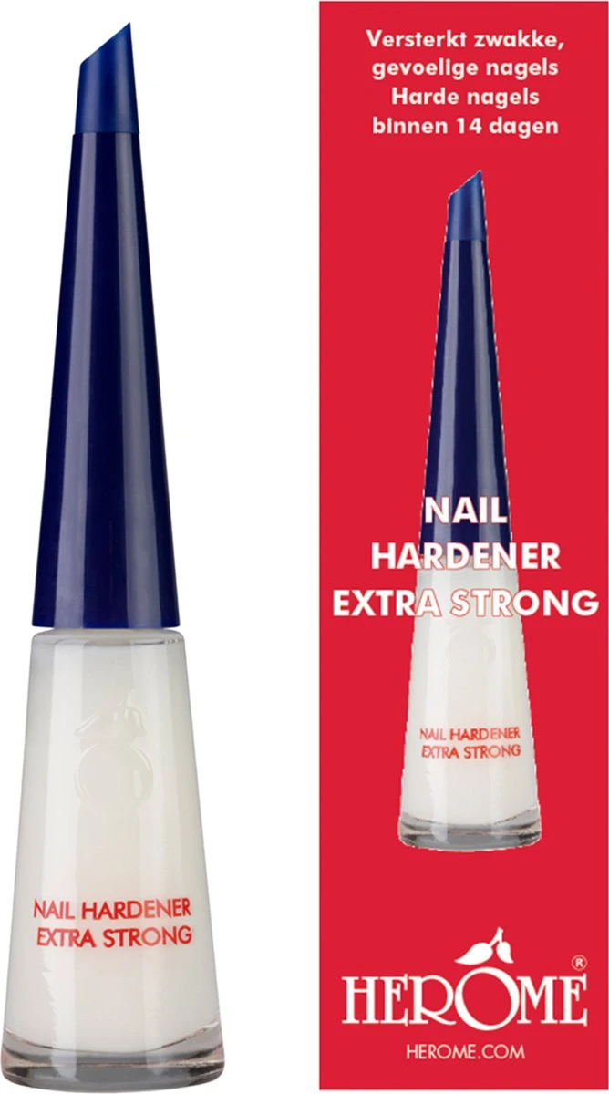 Herome Combi-Pack Exit Damaged Nails & Nagelverharder Extra Sterk (Nail Hardener Extra Strong) - Herstelt Beschadigde Nagels En Zorgt Voor Ijzersterke Nagels - 7ml. & 10ml. 4 Herome Combi-Pack Exit Damaged Nails & Nagelverharder Extra Sterk (Nail Hardener Extra Strong) - Herstelt Beschadigde Nagels En Zorgt Voor Ijzersterke Nagels - 7ml. & 10ml. - Afbeelding 2
