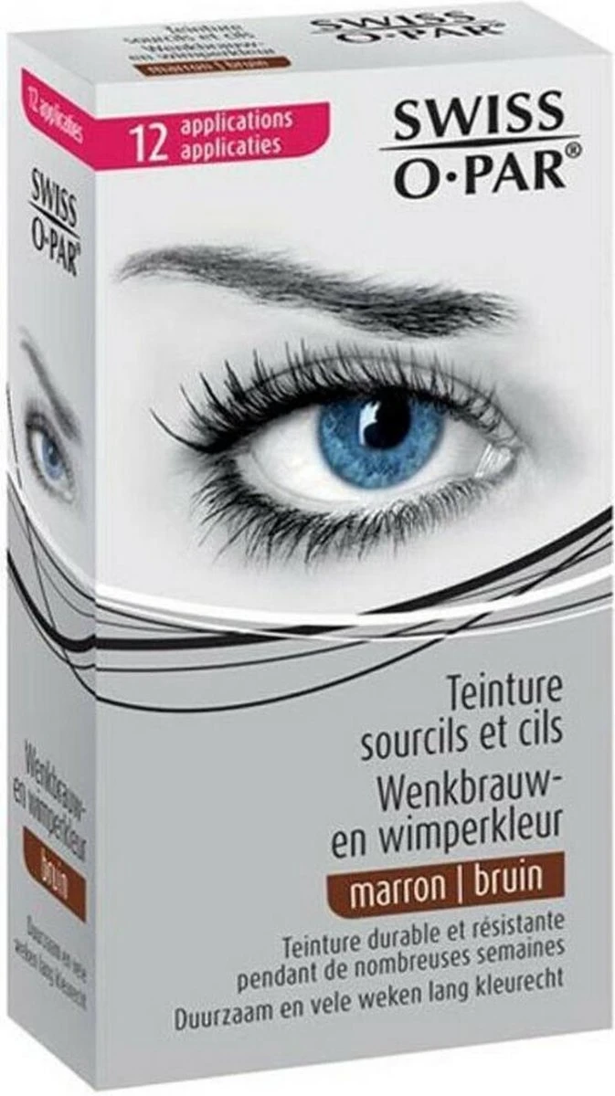 Swiss O Par - Wenkbrauw- En Wimperverf Bruin 1 Set 4 Swiss O Par - Wenkbrauw- En Wimperverf Bruin 1 Set - Afbeelding 2