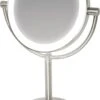 HoMedics MIR8150 Dubbelzijdige Make Up Spiegel Met Verlichting - Vrijstaand - 7x Vergroting - Spiegel Met Ringverlichting -Max Factor Winkel 680x1200 3