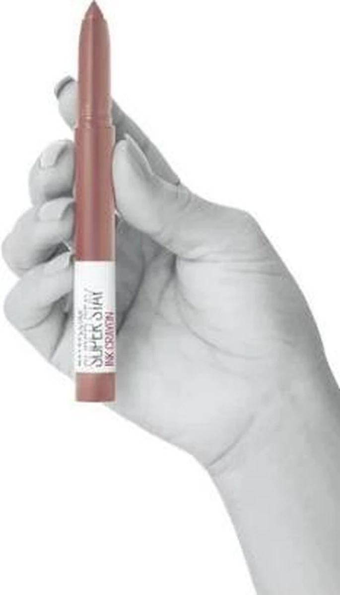 Maybelline SuperStay Ink Crayon Matte Lipstick - 10 Trust Your Gut 13 Maybelline SuperStay Ink Crayon Matte Lipstick - 10 Trust Your Gut - Afbeelding 11
