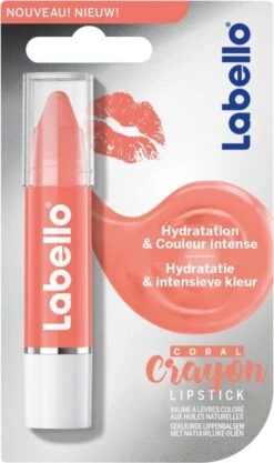 Labello Coral Crayon Lippenbalsem - Hydratatie & Intensieve Kleur