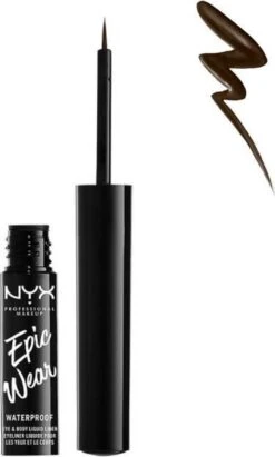 NYX Professional Makeup Epic Wear Liquid EyeLiner - Brown EWSPLL02 - 3,5 Ml 10 NYX Professional Makeup Epic Wear Liquid EyeLiner - Brown EWSPLL02 - 3,5 Ml -Max Factor Winkel 721x1200 1
