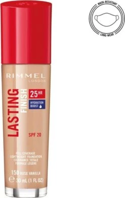 Rimmel London Lasting Finish Foundation - 150 Rose Vanilla -Max Factor Winkel 757x1200 2