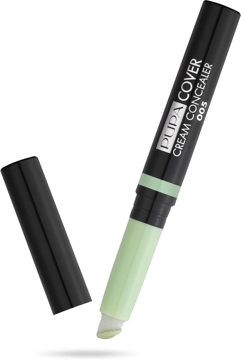 Pupa Milano Cover Cream Concealer - 005 Green 4 Pupa Milano Cover Cream Concealer - 005 Green - Afbeelding 2