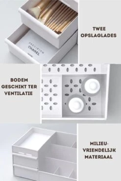 Make-up Organizer - Cosmetica Opbergdoos - Sieraden Bakje - Dames - Wit - Opmaken -Max Factor Winkel 804x1200 5