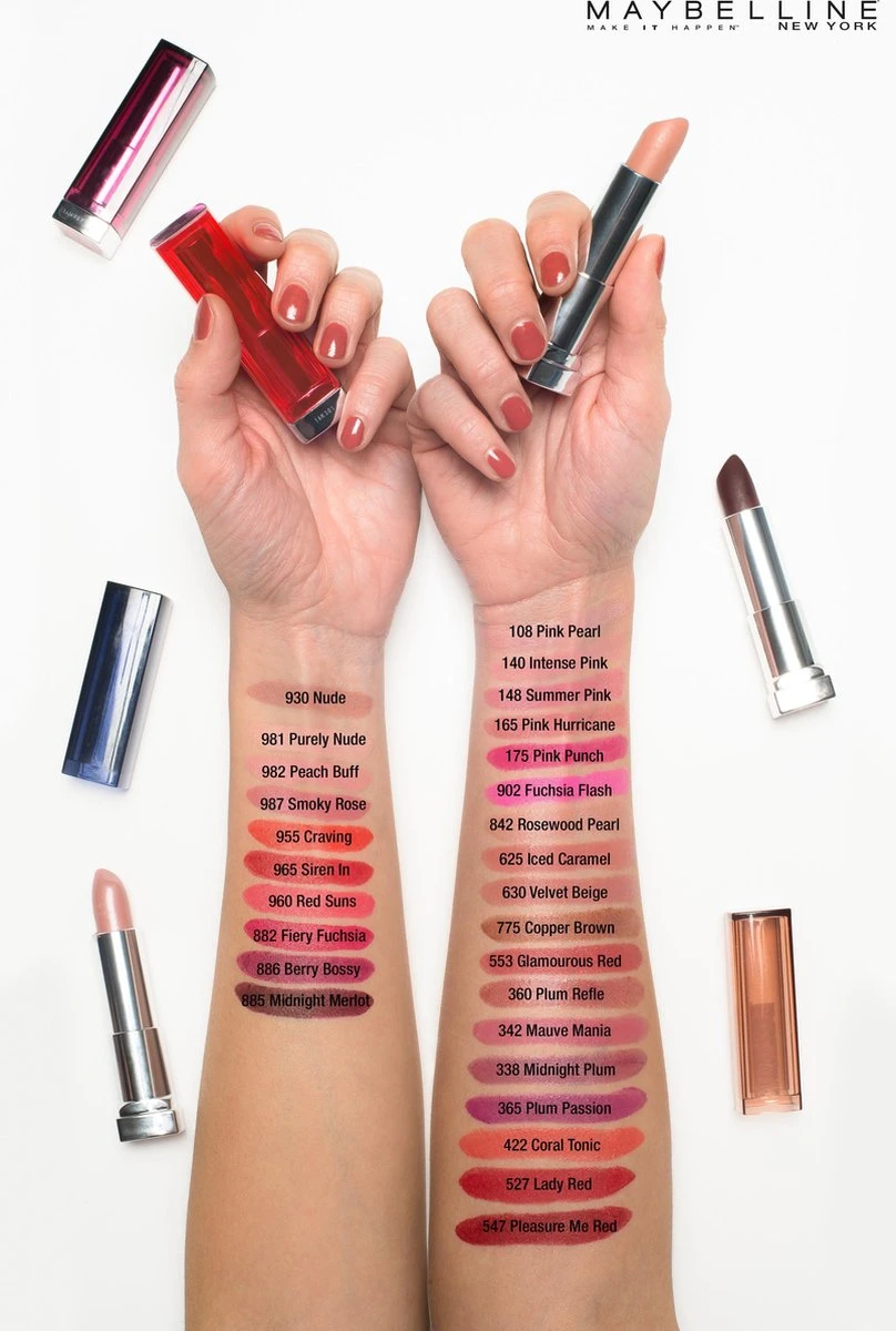 Maybelline Color Sensational - 365 Plum Passion - Paars - Lippenstift 5 Maybelline Color Sensational - 365 Plum Passion - Paars - Lippenstift - Afbeelding 3