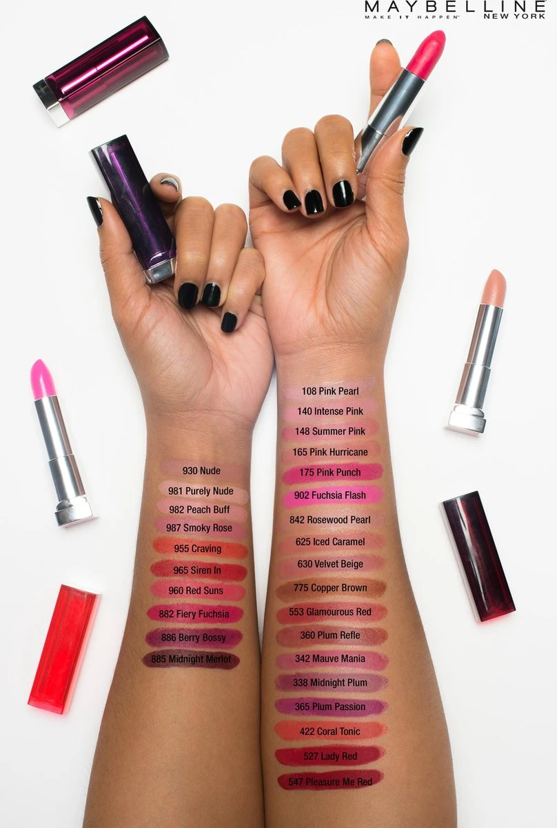 Maybelline Color Sensational - 365 Plum Passion - Paars - Lippenstift 6 Maybelline Color Sensational - 365 Plum Passion - Paars - Lippenstift - Afbeelding 4