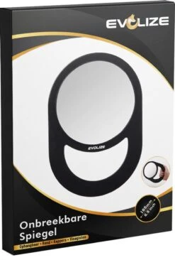 Evolize Onbreekbare Spiegel Met Handvat - Ø 16,5 Cm - Ophangbaar - Rond - Handspiegel - Kappersspiegel - Reisspiegel - Make Up - Afmeting: 28 X 19 Cm - Zwart -Max Factor Winkel 809x1200 2