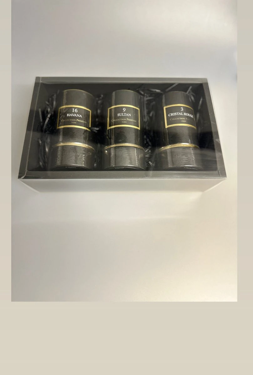 3x Bestsellers Collection Prestige Geschenkset ( Sultan - Cristal Rouge - Havana ) 4 3x Bestsellers Collection Prestige Geschenkset ( Sultan - Cristal Rouge - Havana ) - Afbeelding 2