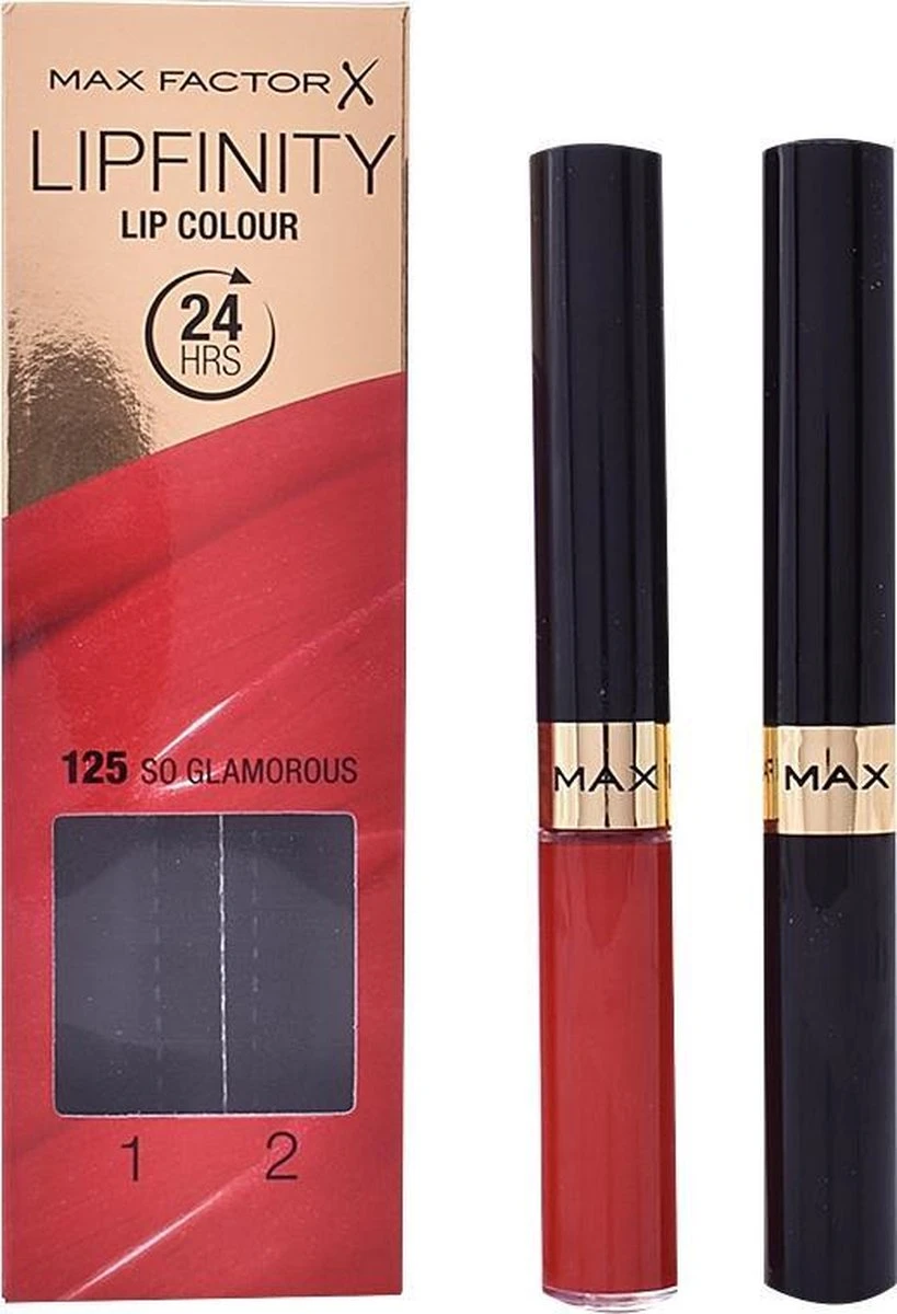 Max Factor Lipfinity Lip Colour Lippenstift - 125 So Glamorous 19 Max Factor Lipfinity Lip Colour Lippenstift - 125 So Glamorous - Afbeelding 17