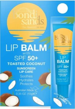 Bondi Sands Sunscreen Lip Balm SPF 50+ Toasted Coconut 10 G - Hydrateert En Verzacht Droge Lippen -Max Factor Winkel 820x1200
