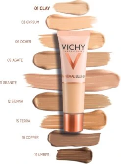 Vichy Minéralblend Foundation - 01 Clay - 30ML - Natuurlijke Dekking -Max Factor Winkel 886x1200