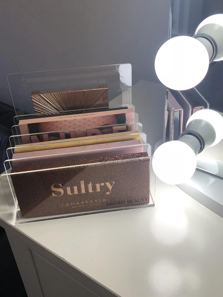 Make-up Organizer Pallethouder - Acryl 3 Make-up Organizer Pallethouder - Acryl