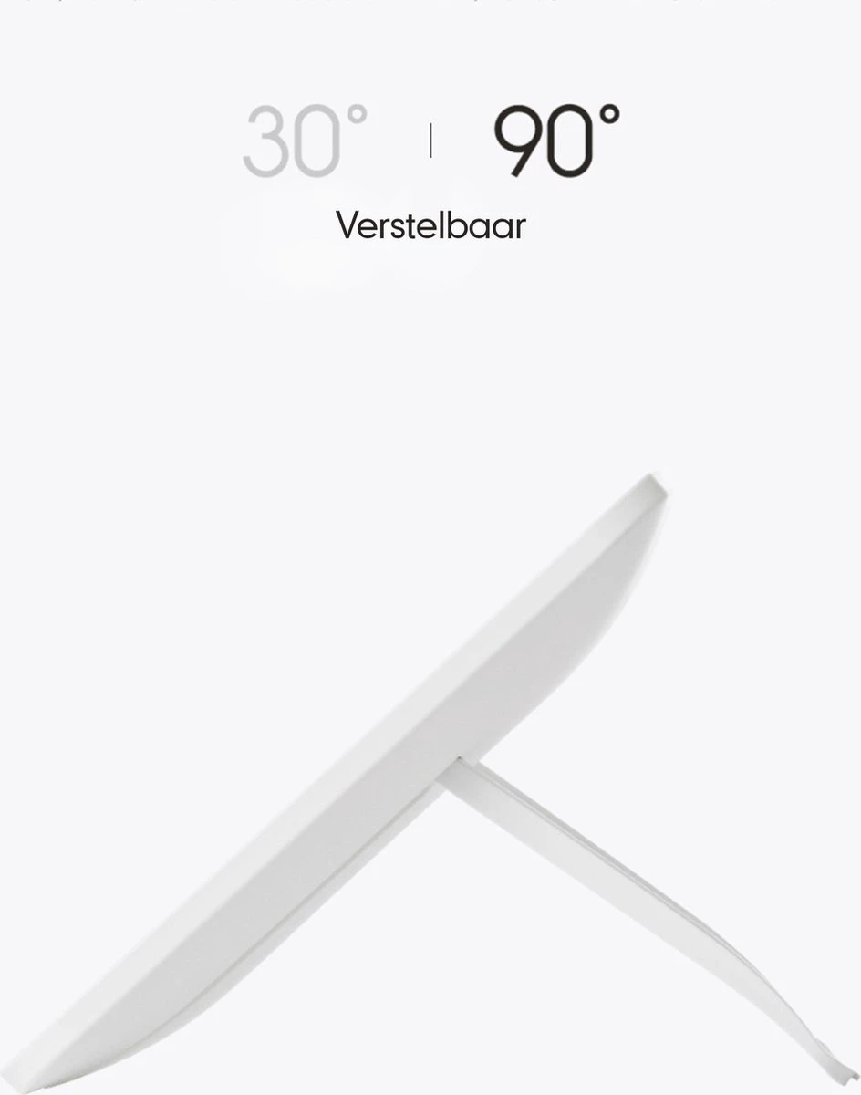 Jordan & Judy Make-upspiegel Met Verlichting - Oplaadbaar - Led Spiegel Make Up Met Touch Switch - Staand Spiegel 9 Jordan & Judy Make-upspiegel Met Verlichting - Oplaadbaar - Led Spiegel Make Up Met Touch Switch - Staand Spiegel - Afbeelding 7