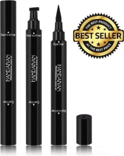HANDAIYAN® | Eyeliner Met Wing Stempel | Zwarte Oog Stempel | 2 In 1 Eyeliner | Eyeliner Tool | Wing Eyeliner | Wing Stamp