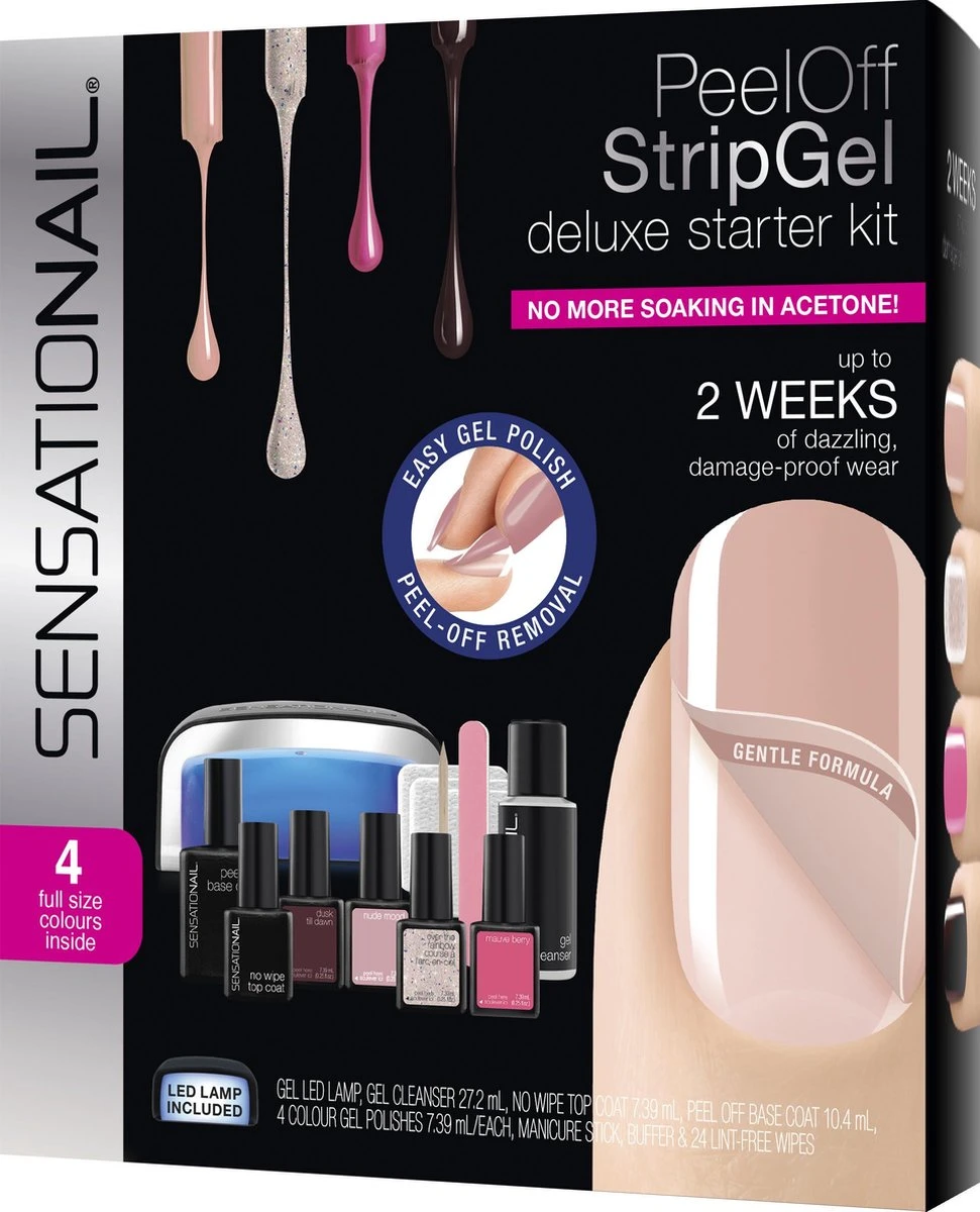 SensatioNail Stripgel DeLuxe Starterkit 4 SensatioNail Stripgel DeLuxe Starterkit - Afbeelding 2