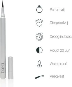 Blèzi® Liquid Eye Liner Pen 10 Intense Black - Eyeliner Zwart Waterproof - Mat Zwart -Max Factor Winkel 984x1200